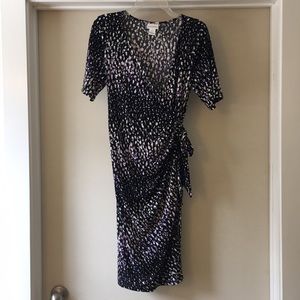 Motherhood Maternity Wrap Dress - size M